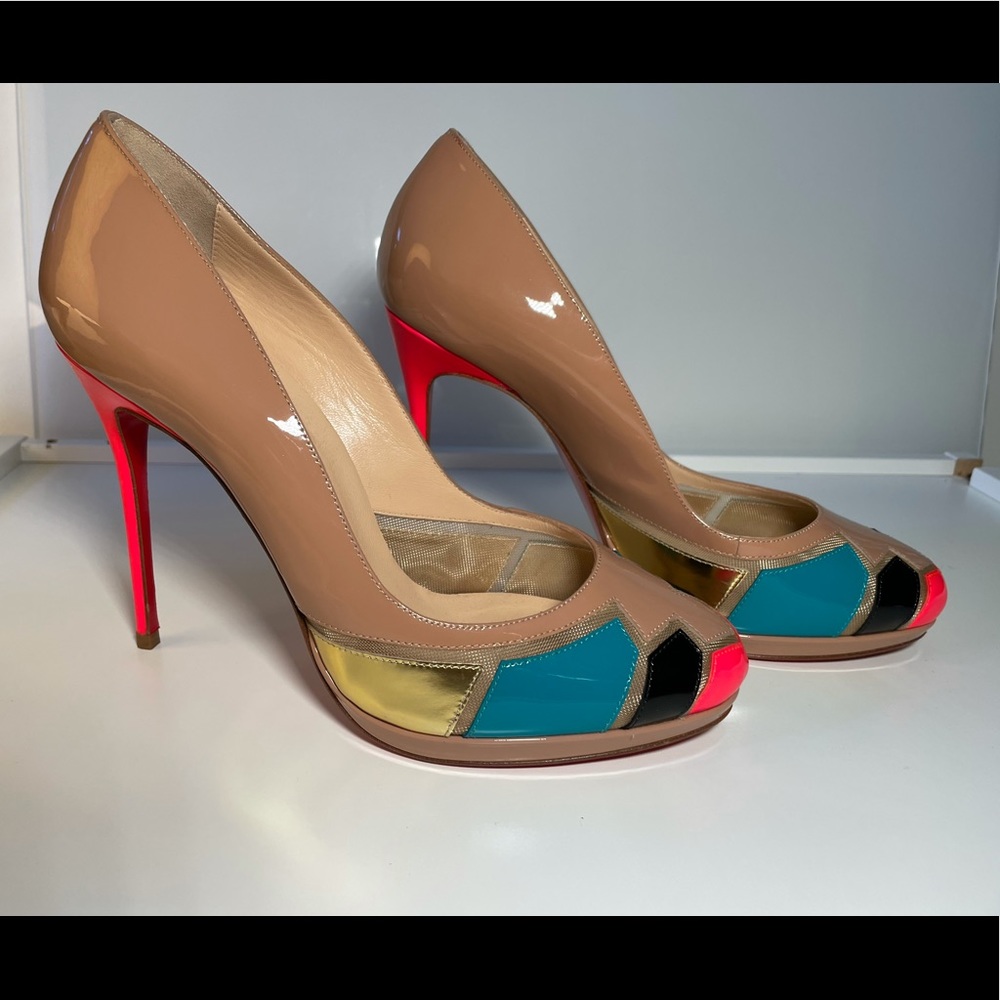 Authentic Christian Louboutin Heels, Worn Once!